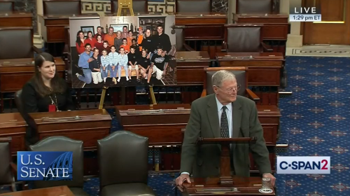 Who: Sen. James Inhofe (R-Iowa) Twitter: @JimInhofe When: December 2019 What: December 19th througho