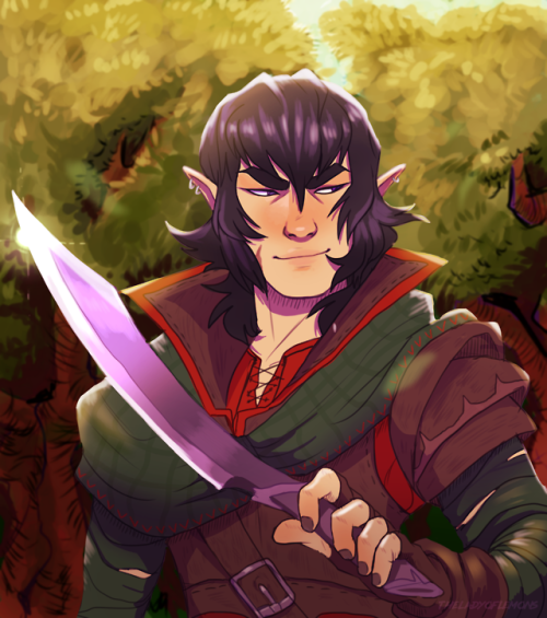 theladyoflemons: Ah saw a excerpt saying Keith would be a Half-Elf Ranger so of course I did some D&