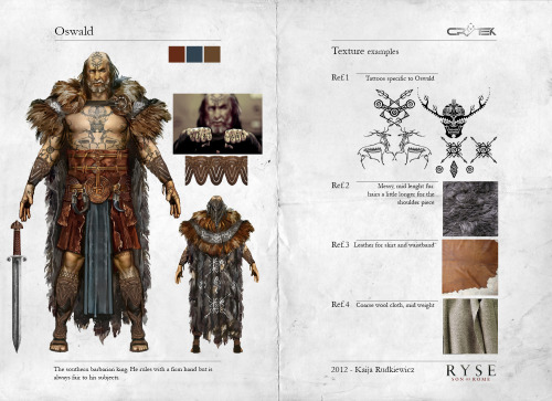 aprendizdemucho:Ryse: Son of Rome Character Concept Art by Kaija Rudkiewicz