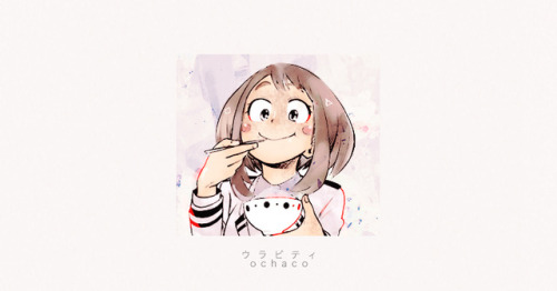 akinakamii: favourite female character: ochako uraraka