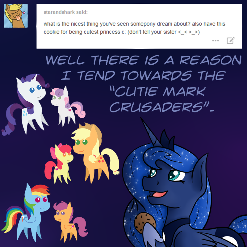 ask-luna-and-tiberius:Luna: Their dreams of their sisters are usually so sweet. &lt;3Speaking