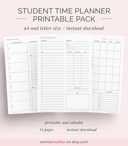 emmastudies:castinstudies:emmastudies:Selection of recent printable and digital items on my Etsy sho