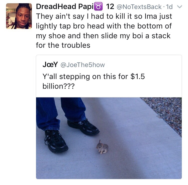 afrojane:  legendaryshayne:  twitblr:  Loop hole  “Slide my boy a stack for his