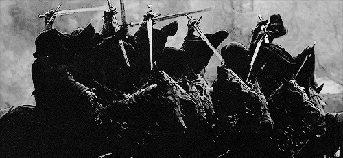 lotrlorien:                    They are the Nazgûl, Ringwraiths,     