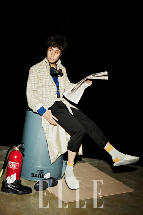 Jung Woo Для Elle Korea 01/2014