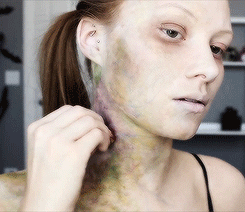 lexbots:  zombie bite makeup tutorial - madeyewlook