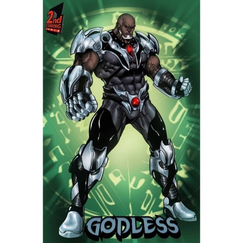 This was a concept of GODLESS but he looks to much like Cyborg! Lol #comics #comicbooks #comicbookar