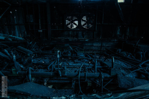 Exploring the old steel mill during a gloomy summer rain storm. It was spooky being in there all alo