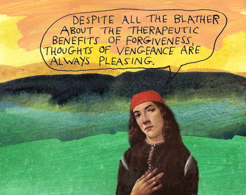 stoicmike:Despite all the blather about the therapeutic benefits of forgiveness, thoughts of vengeance are always pleasing. – Michael Lipsey