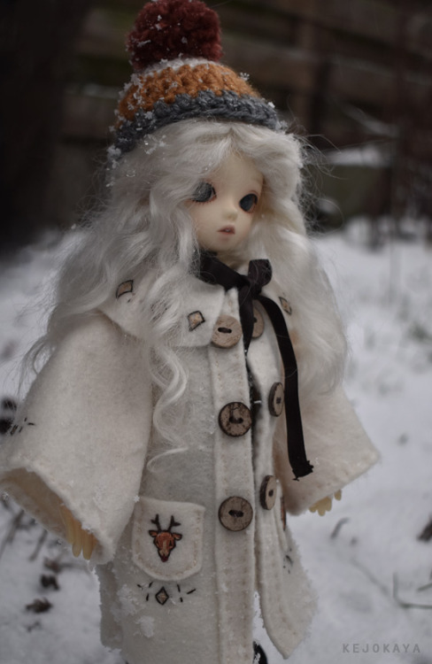 Snow DayI made this coat over the weekend because of snow prediction. I need to show my bjds some mo