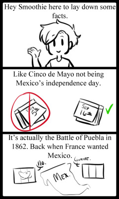 smoothcorner:  I just wanted to make something as a small, brief reminder for anyone, that is non-Mexican, who is celebrating May 5th.If you want to participate and have fun in another culture/societies events and holidays, know what you’re participating