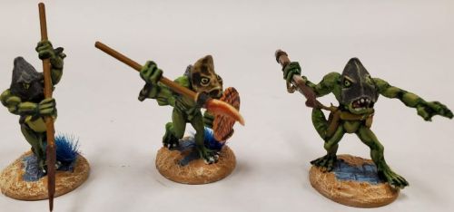 First Batch Of Fishmen And Other Aquatic Creatures From Recent Commission.