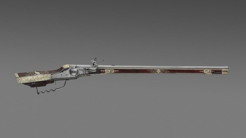 Wheellock rifle crafted by Georg Mueller of Munich, 1605.from The Philadelphia Museum of Art