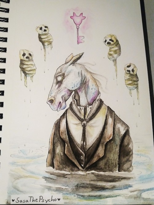 sasathepsycho: My two Year Walk pieces! The Brook Horse and the Church Grim in all their glory c: I 