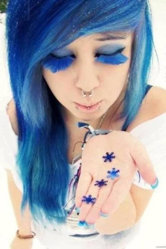 Cute Teen Emo Girl With Tattoo