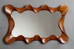 andrusmagnus:Walnut “Taffy” Mirror David Hurwirz