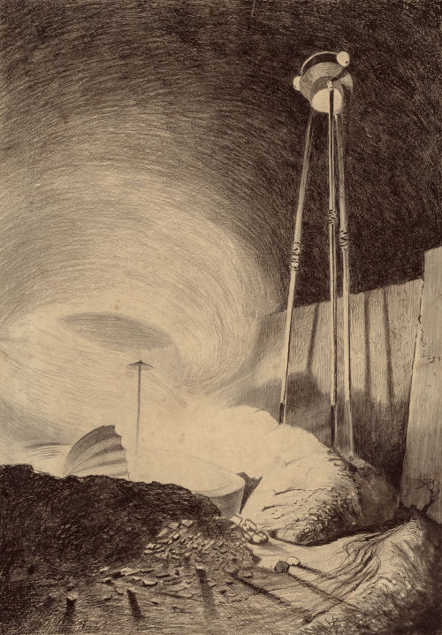 Henrique Alvim Corrêa (Brazilian, 1876-1910, b. Rio de Janeiro, Brazil) - Martian Viewing Vapor Clou