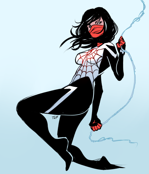 Another commission of mine, Silk from Marvel!