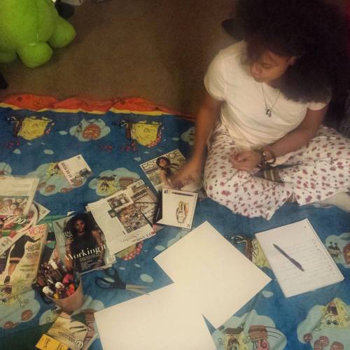 My #BFF is sleeping over my house to create our #2016 #visionboard! My vision board will be all @aka