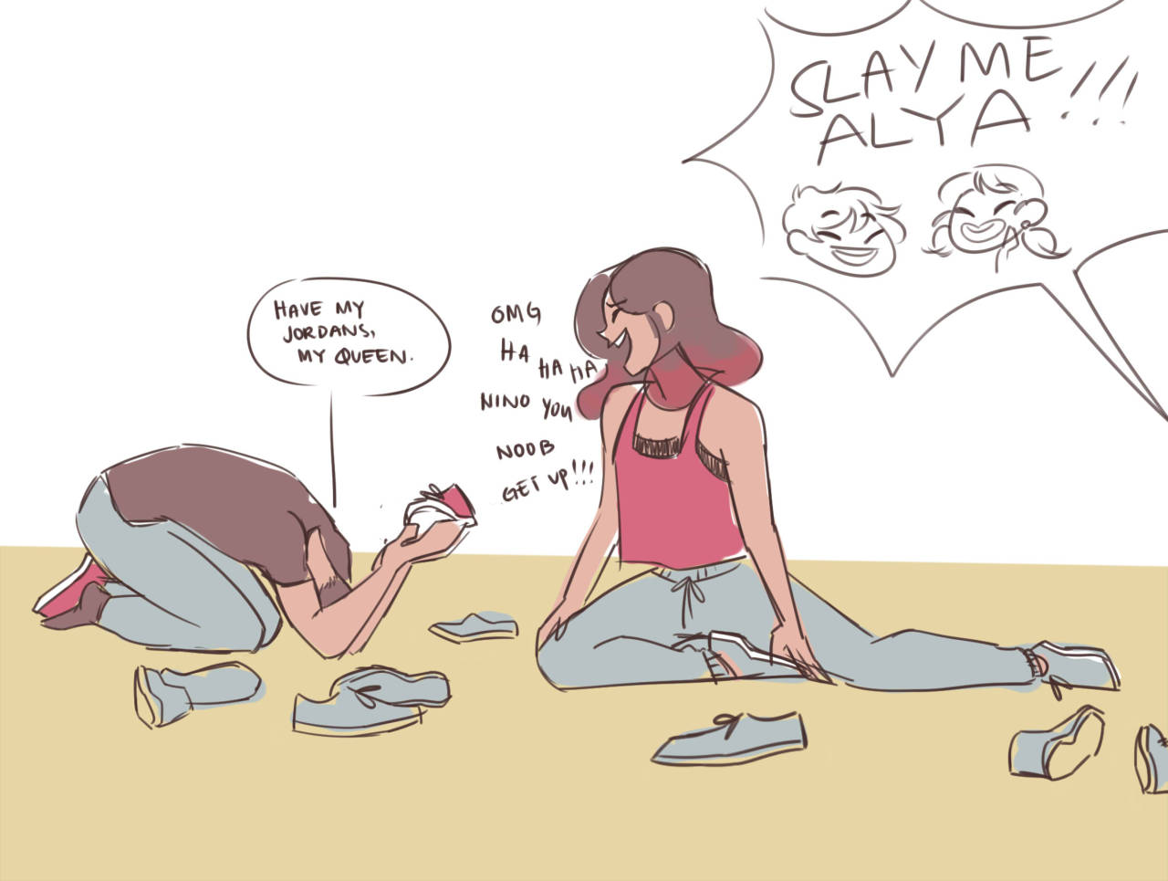 sofiaruelle:  Headcanon: Alya pop and lock dancer(?) and of course collabs with Nino
