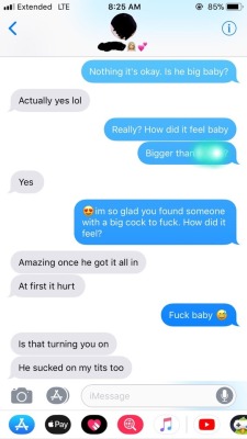 your-white-wife-loves-cheating:  realcouplessharegfs:Some texts between us and a picture of a bull dick on her ass.  -d&amp;d Hot text conversation from a follower of my blog, Be sure to follow realcouplessharegfs If you want me to reblog your     cuckold