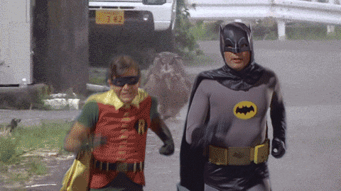 Batman Running Away From Shit