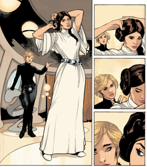 jedihighcouncil:i edited the dialogue out of this page from the princess leia comic and TRY to tell 