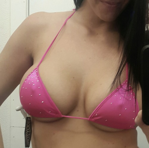 naughty21: Trying on a new fun top!