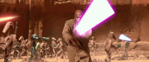 plusbitsmx:  Mace Windu vs Jango Fett