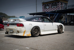 downtoolow:  180SX at the Team Burst day at Meihan 