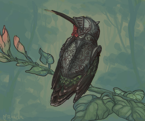 roachpatrol:rachelroach:Teeny badasses part 2: the hummingbirdreblogging this because it came out fu