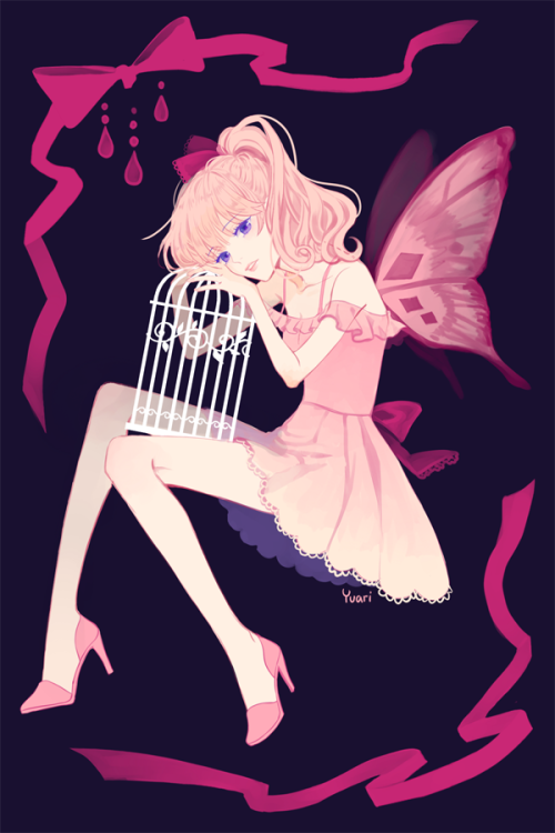 The Empty Cage-another postcard print for Anime North!