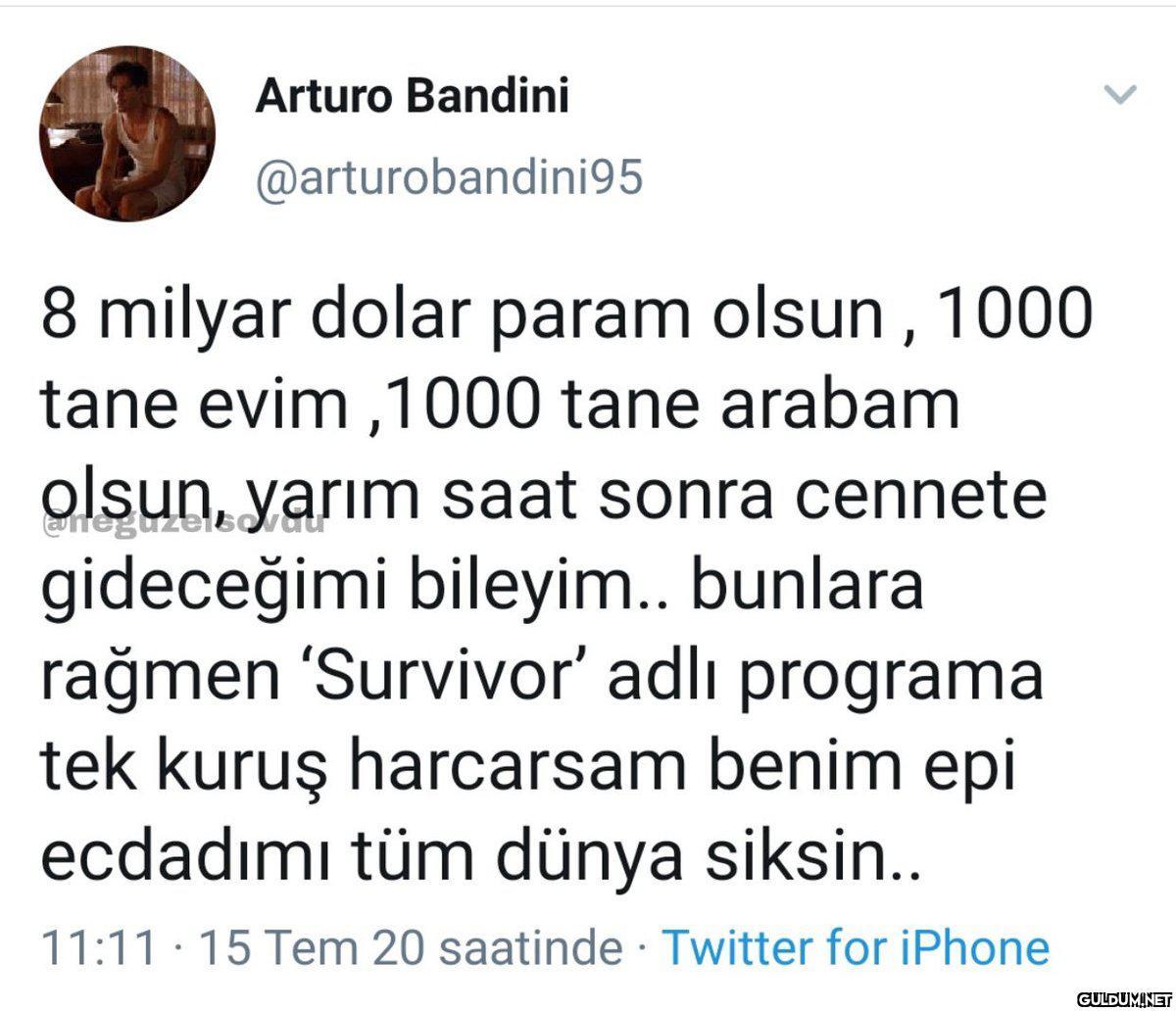 Burdan devam    Arturo...