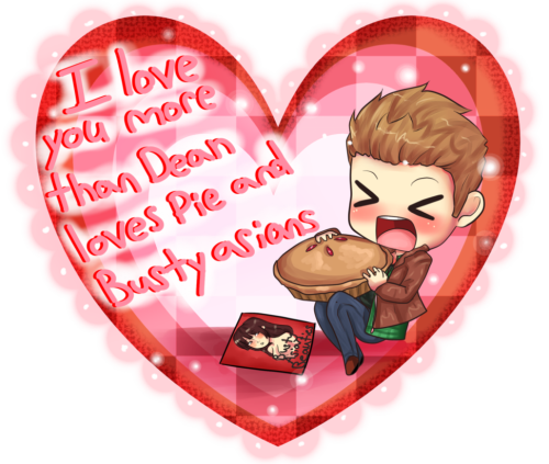 cyberdelph:Supernatural Valentine! by HappySmileGear