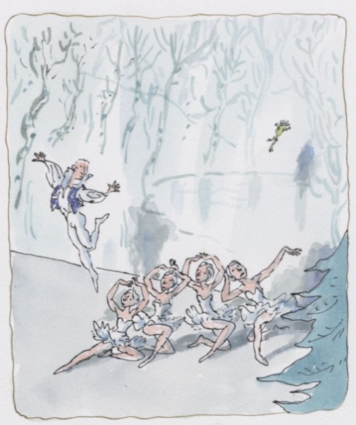 theparisreview: Quentin Blake at the House of Illustration.