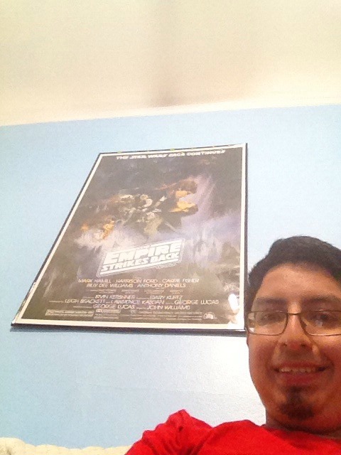 I have cool posters on my wall.