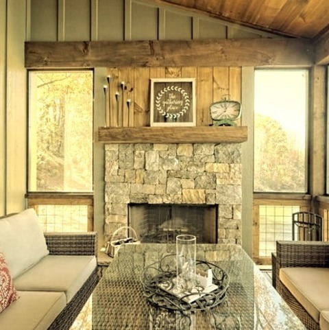 Atlanta Roof Extensions DeckAn Illustration Of A Sizable Arts And Crafts-style Backyard Deck With A Second