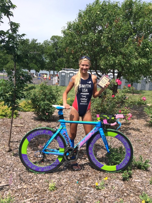 fusioncycles:  Fusion athlete Holland Smith captured an overall win at the Topeka Tinman Triathlon, 