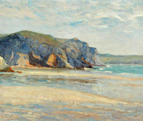 maxime-maufra:The Beach at Morgat, Finistere, 1899, Maxime Maufra