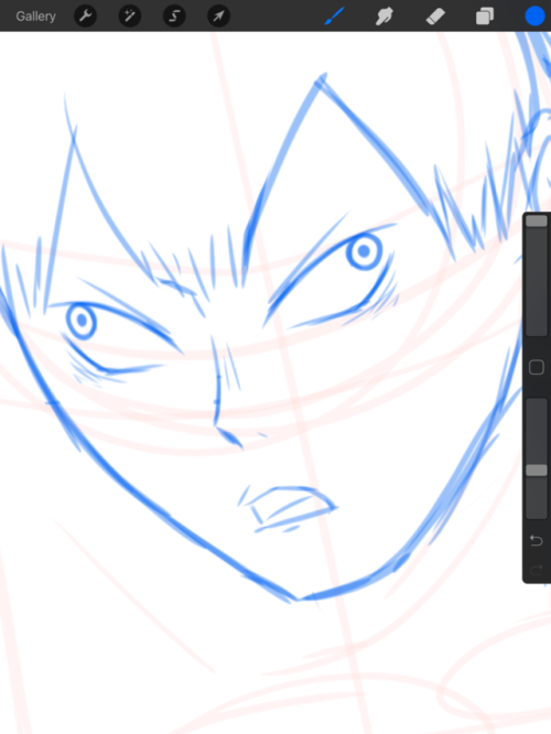 Sometimes when I’m sketching I get lazy and mirror the eyes.I’m really really really sorry