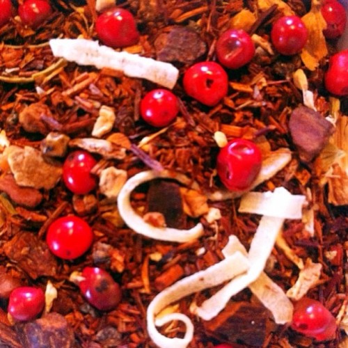 Try this blend tonight - Black Tea , coconut, ginger, cardamon & redpepper. *bites lip and gives