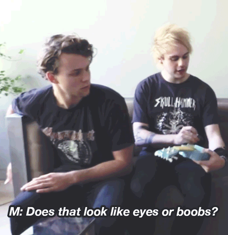 fuck-cal: Bloopers from 5SOS play mini children’s instruments (+)