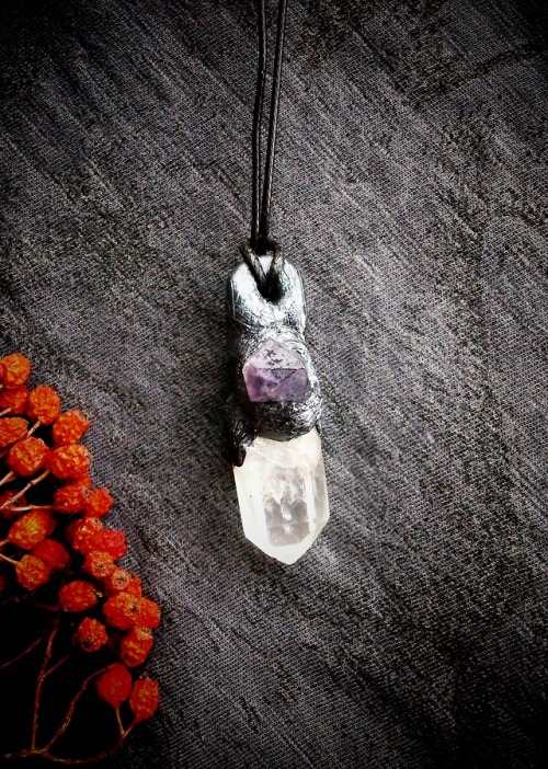 Yay! Finally uploaded some new handmade crystal necklaces on my Etsy ! 