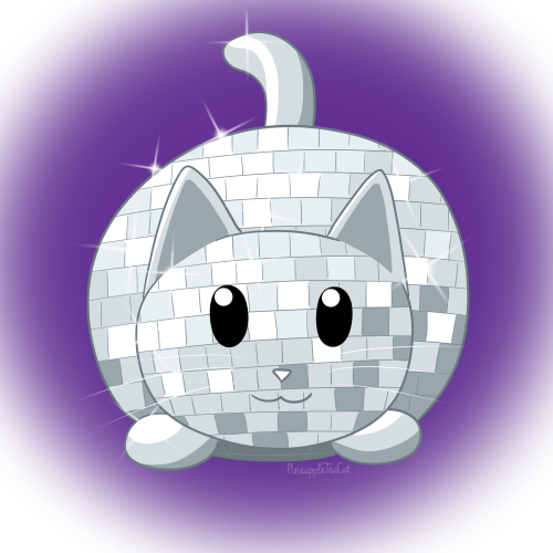 Catober Day 26: Disco CatSparkle sparkle! Patreon | Ko-fi 