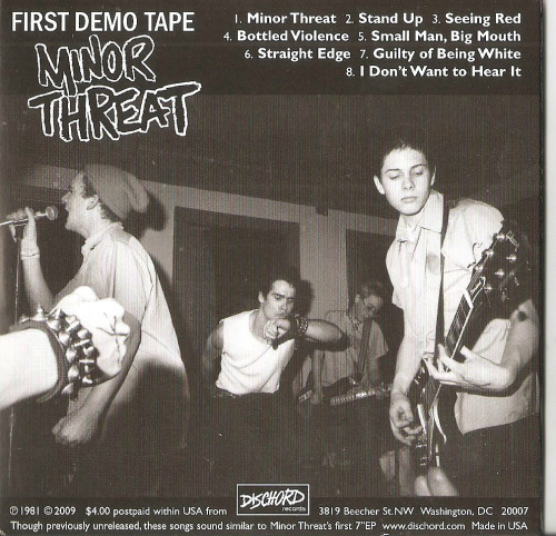 ipromiseiwilltakeyouthere:Minor Threat- First Demo- Back