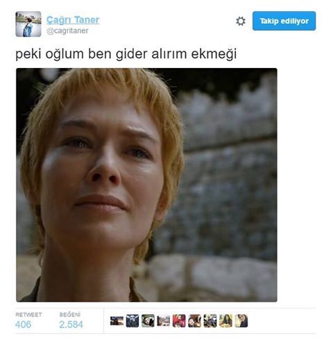 peki oğlum ben gider alırım ekmeği