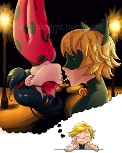 secretsivekept:  HELP, I’VE FALLEN INTO THE MIRACULOUS FANDOM AND I CAN’T GET OUT!!!!If there is one thing I will always love about Chat Noir is that he can throw out a stupid pun in the middle of a battle XD  Ahh i love that kitty.Enjoy :3