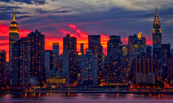 Fiery sunset skies in NYCOne shutterbug&rsquo;s take on the Big Apple  Inga&rsquo;s Angle   