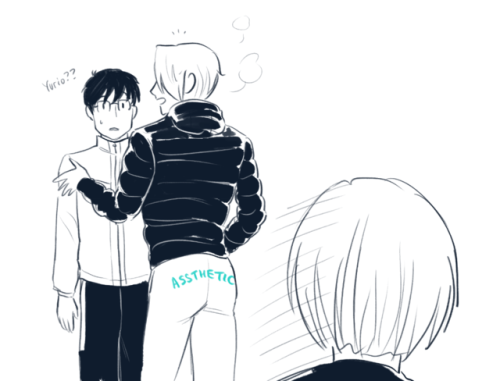 ingthing:  Victor in assthetic sweatpants because my friends are horrible people who enable me any chance they get!!!! Do not repost/redistribute and/or alter my description!Twitter: @ingthing​Instagram: @ingthingthings 