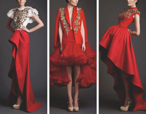 evermore-fashion:Krikor Jabotian Spring 2014 Haute Couture Collection